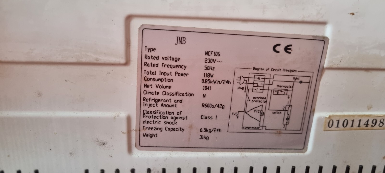 JMB Small Chest Freezer eBay