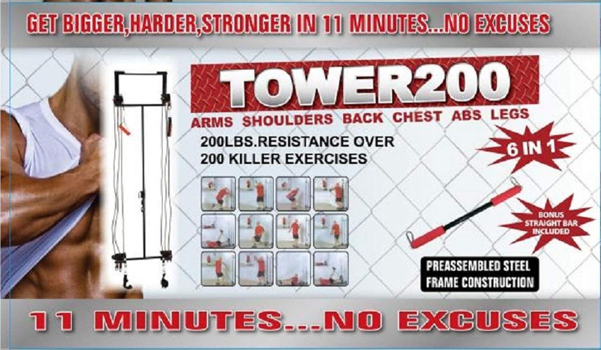 Tower 200 Jake Tower Workouts Body By Jake Tower 200 Walmart Pull