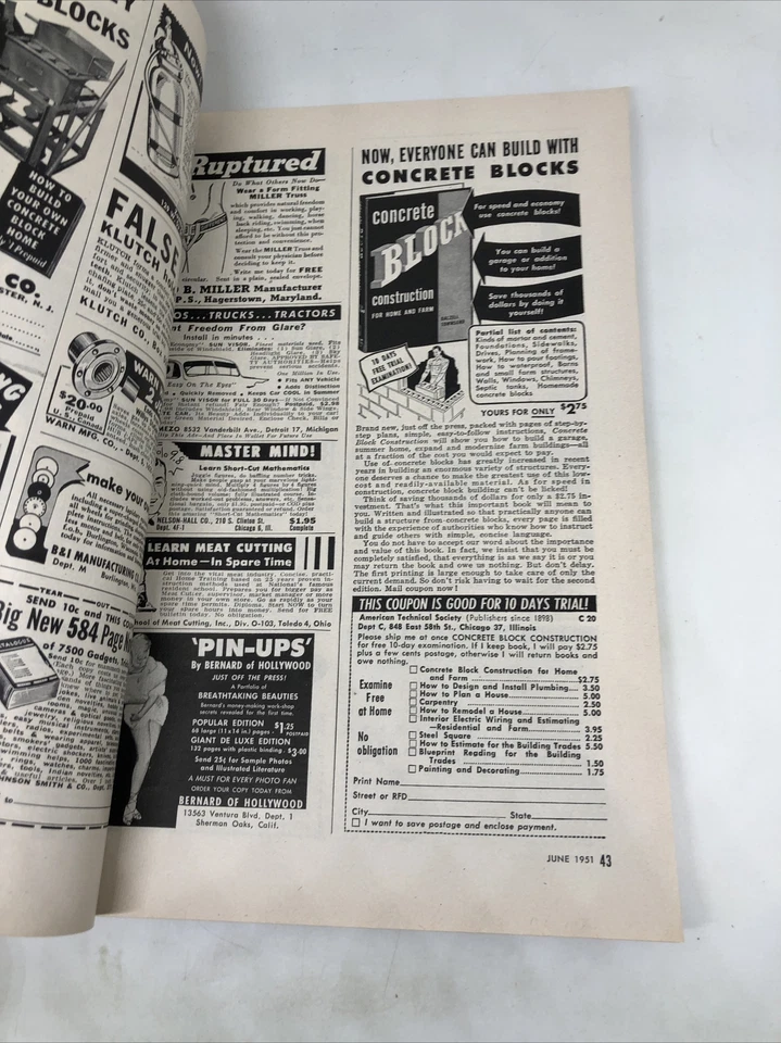 Popular Science Magazine June 1951 — 第 2/4 张图片