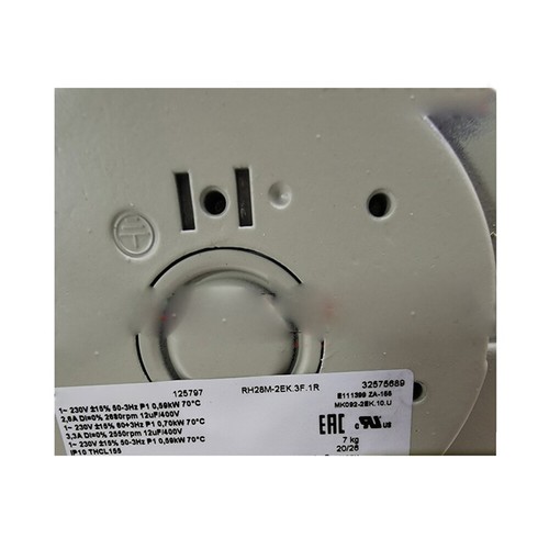 RH28M2EK3F1R Cooling Fan 230V 2.0A 590W For Ziehl Abegg RH28M-2EK.3F.1R - Afbeelding 4 van 4