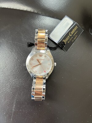 New Juicy Couture Two Tone Watch Silver Rose Gold Sierra  display picture 2