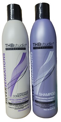THB Studio SILVER SENSATIONS SHAMPOO & CONDITIONER blonde silver bleached Hair