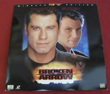 Laserdisc: Broken Arrow star John Travolta 1996, LD Mint, Sleeve VG 
