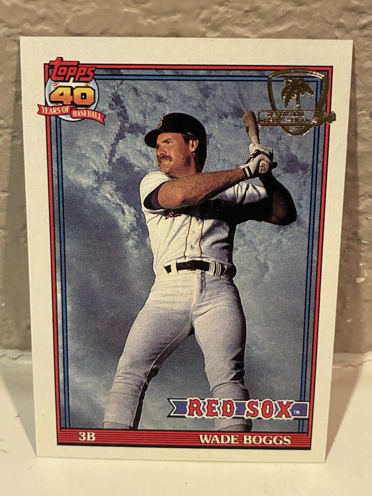 1991 Topps Desert Shield Wade Boggs #450 Boston Red Sox NRMT G