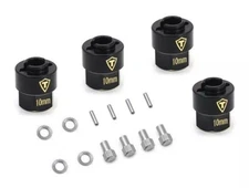 TREAL Traxxas TRX-4M Brass Extended Wheel Hubs 7mm Hex x 10mm Brass