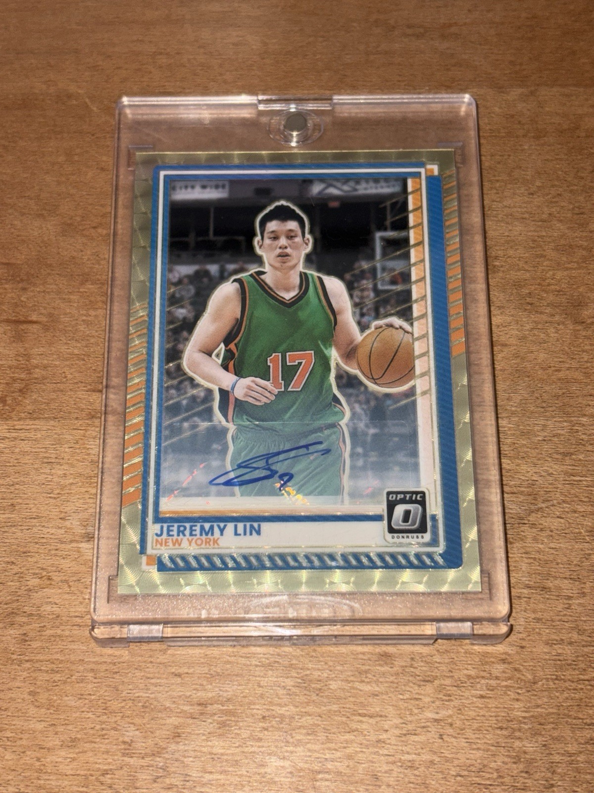 2025 Donruss Optic Basketball Jeremy Lin 1/1 Gold Vinyl Superfractor Auto Knicks