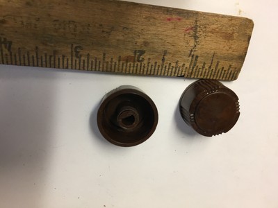 1165 BROWN GC ELECTRONICS RADIO KNOB  1 PCS NOS