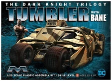 Moebius 967 The Dark Knight Trilogy Armored Tumbler with Bane 1:25 Scale Plas...