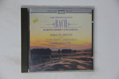 Cpe Bach Harpsichord Concertos CD Miklós Spányi Concerto Armonico
