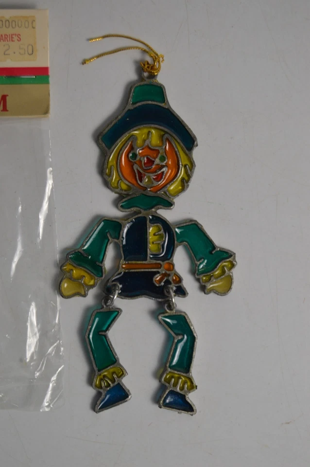 Kurt Adler Mago de Oz Árbol de Navidad Adornos León y Espantapájaros Vidrieras Foto 3 de 4