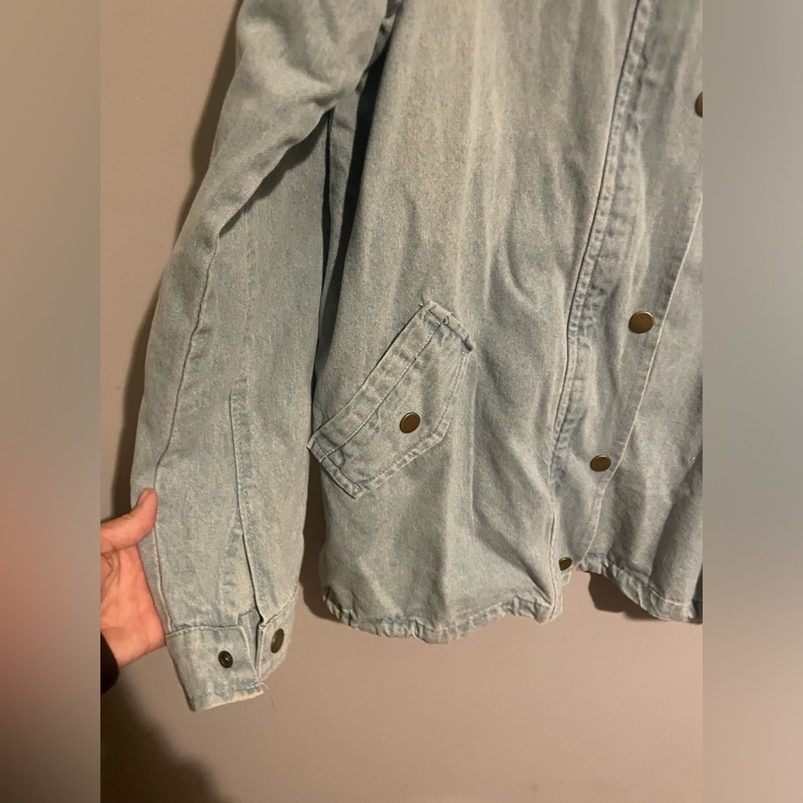 COMMANDING OFFICER PATCH DENIM JACKET Medium - image 7