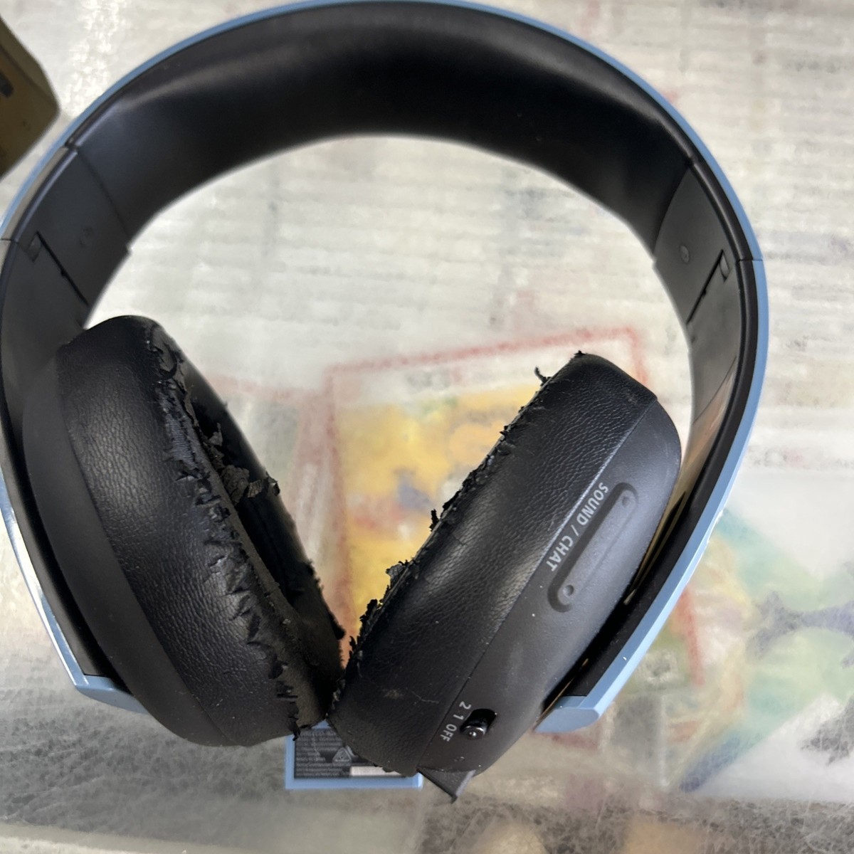 Ear Headphones Sony Gold Wireless Headset Ear Buds Playstation