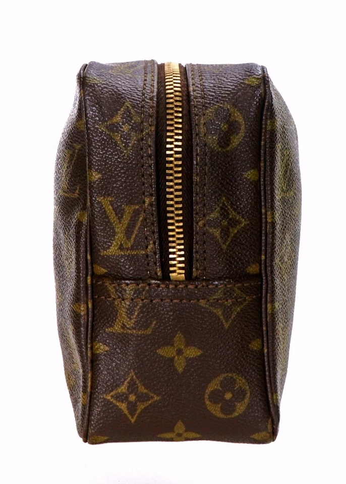 Подлинный LOUIS VUITTON LV монограмма путешествий допп туалетных принадлежностей сумка Франции * молнии вопрос * - Изображение 2 из 4