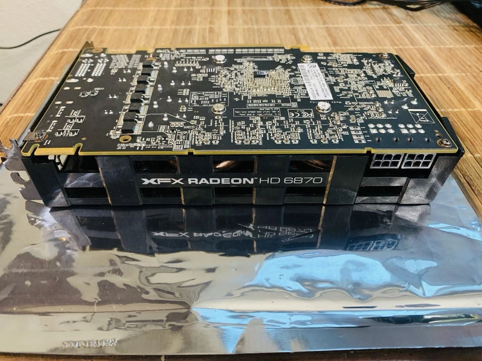 XFX AMD Radeon HD 6870 1GB Video Card - 1x HDMI, 2x DVI, 2x Mini DP, Free Ship - Image 2 of 4