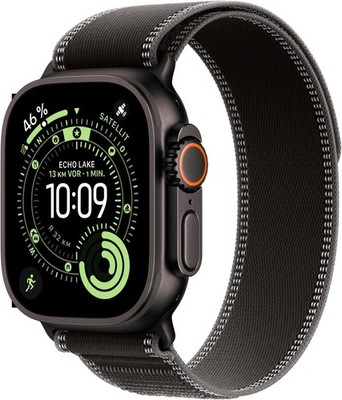 Apple Watch Ultra 3 GPS + Cellular 49mm-Schwarz/Grau -M/L - Trail Loop MF1H4QF/A