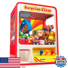 JOYIN Claw Machine Arcade Toy w/ LED Light, Adjustable Sound, Rechargeable - Kid