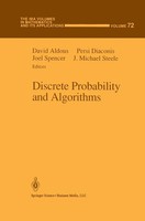 David Aldous (U. A.) | Discrete Probability And Algorithms | Taschenbuch (2012)