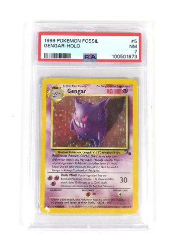 Gengar (Unlimited) graded PSA 7 for sale on eBay