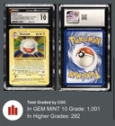 CGC 10 Electrode 011/034 Pokémon TCG Classic 2023 Charizard Ho-Oh Deck Holo GEM