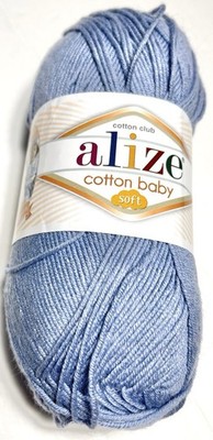 ALIZE COTTON BABY SOFT . Col 374 . 1pk. I Combine Ship.READ DETAILS.