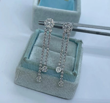 2Ct Round Cut Lab Created Diamond Womens Drop...