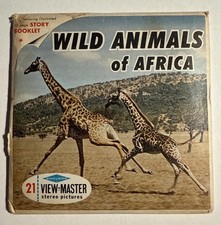 View-Master WILD ANIMALS OF AFRICA - B618 - 3 Reel Set Booklet V5