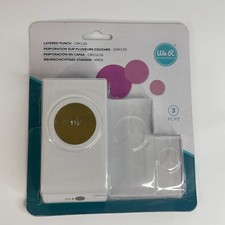 We R Memory Keepers WRMK Layered Punch Circle 1.5 inch NEW OPEN PKG - 1.5" ONLY