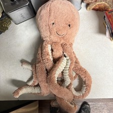JELLYCAT London Large 18” ODELL Octopus Stuffed Plush Animal Pink Blush