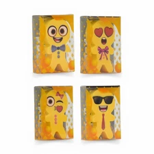 Funny Face Eraser Big Size Eraser with Case Yellow Fun Erasers for Students C...