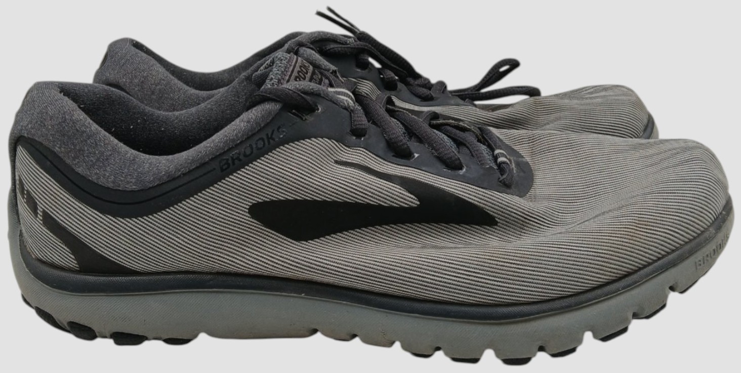 Brooks Pure Grit Running Shoes Mens Black Green Minimalist Lightweight Sz 10 Brooks PureGrit 8 | Minimalist Trail Shoes main image 3