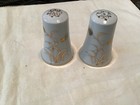 Vintage LEFTON China SALT & PEPPER SHAKERS Hand Painted Gold Wheat #30119 — photo 1