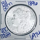 1896 BU UNCIRCULATED MORGAN SILVER DOLLAR AUTHENTIC U.S. MINT FREE SHIPPING 6974
