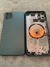 Apple iPhone 11 pro max back housing, glass rear chasis Green  C 