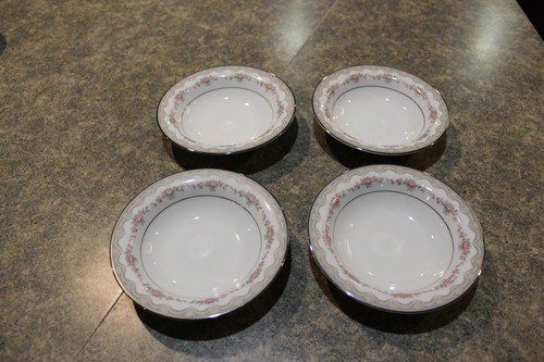 Noritake China - Glenwood - 5770 - Fruit/Dessert Bowls 5 1/2" - Japan - Set of 4 - Picture 2 of 8