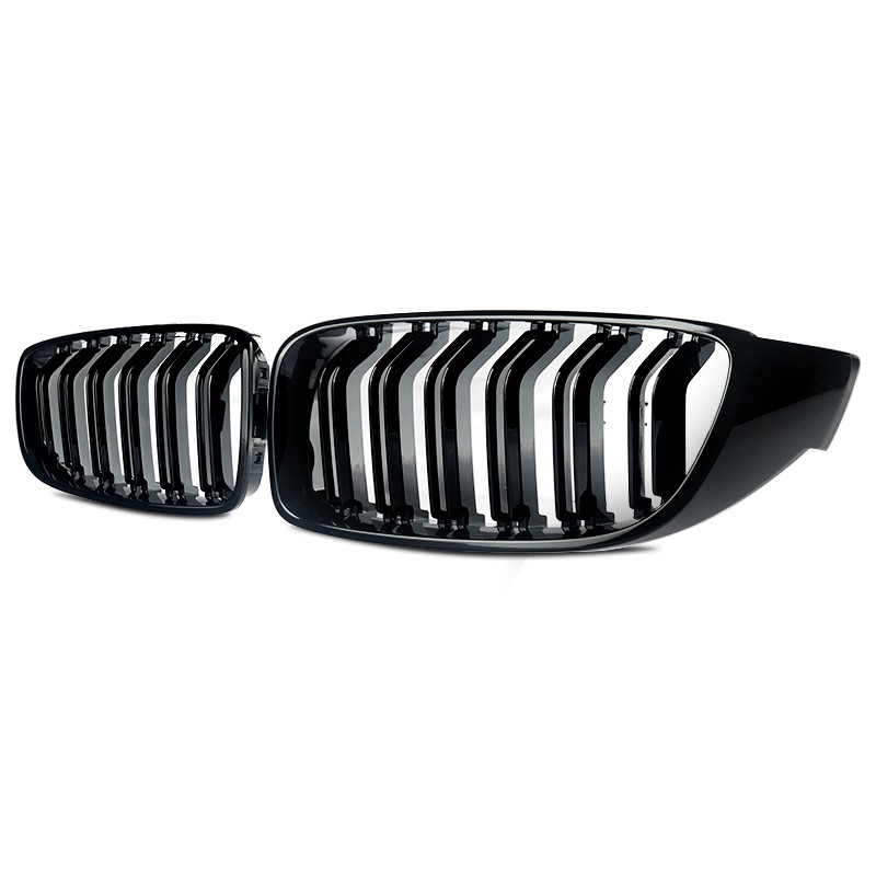 For BMW F32 F33 F36 420i 428i 430i F80 M3 F83 M4 Dual Slats Front Kidney Grille