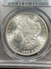 PCGS MS65CAC 1890 S MORGAN DOLLAR BRIGT WITH GREAT LUSTER BEAUTIFUL SURFACES