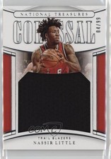 2019 Panini National Treasures Colossal Rookie Materials 4/99 Nassir Little 0ji1