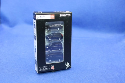 Tomytec 973709 escala N 4 x Nissan coches/furgoneta en negro/NUEVO/EMBALAJE ORIGINAL | Condition: Neu