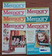 Memory Makers Scrapbooking Magazines 2007 Lot of 7