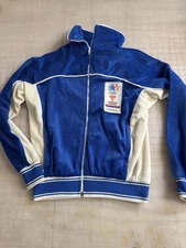 Vintage 1984 USA Olympics Track Suit Set - Jacket & Pants Medium-Rare Team Issue