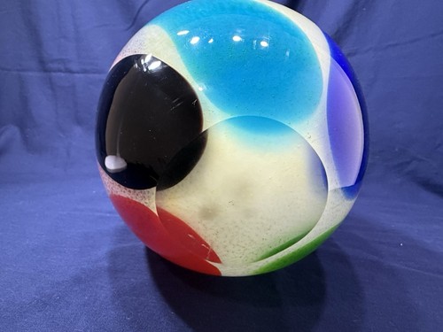 Italian Mid Century Modern Murano Multi Color Swirl Glass Vase Venini 15” Tall - Picture 20 of 20