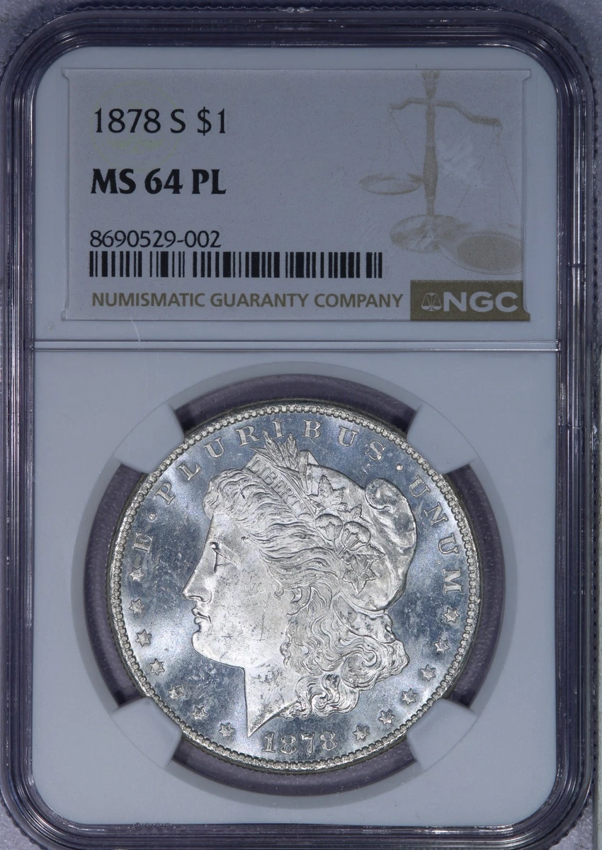 Proof-Like Silver 1878 Year Morgan US Dollars (1878-1921) for sale