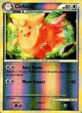 Clefable Reverse Holo Holo Rare Call of Legends 1/95 LP on eBay