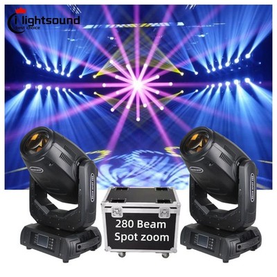 2pc Beam Spot 10r Moving Head Robe 280w Lamp Moving Head 280 R10 3in1+case