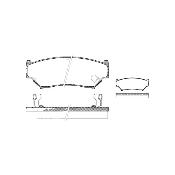Bremsbelagsatz Scheiben 15,5 Mm Triscan Iam-Expertise FüR U.A. Suzuki Vitara-image