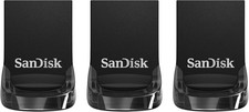 SanDisk 32GB 3-Pack Ultra Fit USB 3.1 Flash Drive 3x32GB - SDCZ430-032G-G46T,