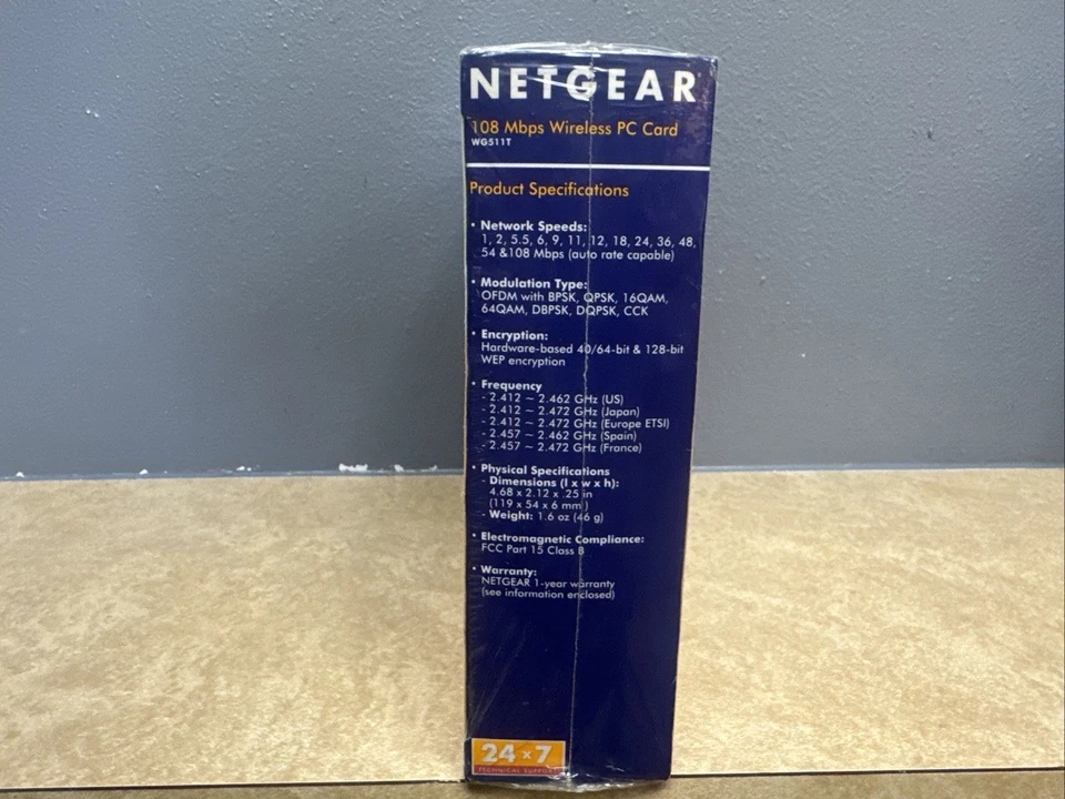 NetGear WG511TNA (606449030075) PC Card - Image 4 of 4