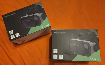 2 Virtual Reality Glasses 3D Shinecon SC-G10. NigelNagelneu.