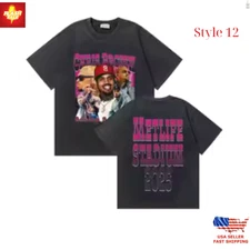 Rapper Chris Brown Breezy Bowl XX World Tour 2025 T-shirt Men Women Hip Hop Tee