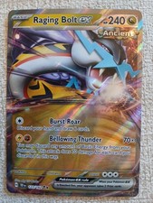 Pokémon TCG Raging Bolt EX Scarlet & Violet Temporal Forces 123/162